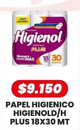 Autoservicio Capo Higienol papel higienico d/h plus oferta