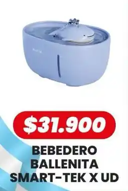 Autoservicio Capo Bebedero ballenita smart-tek x ud oferta