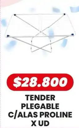 Autoservicio Capo Tender plegable c/alas proline oferta