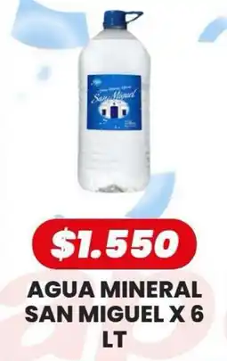 Autoservicio Capo San miguel agua mineral oferta