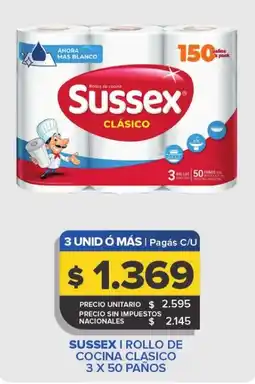 Carrefour Sussex rollo de cocina clasico oferta