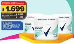 Carrefour Rexona antitranspirante crena odorono oferta