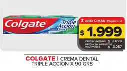 Carrefour Colgate crema dental triple accion oferta