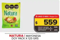 Carrefour Natura mayonesa doy pack oferta