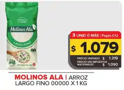Carrefour Molinos ala arroz largo fino 00000 oferta