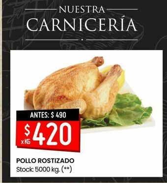 Changomas Pollo rostizado oferta