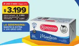 Carrefour La serenisima manteca extra oferta