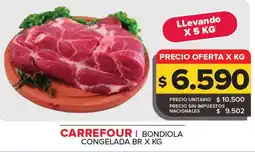 Carrefour Carrefour bondiola congelada BR oferta
