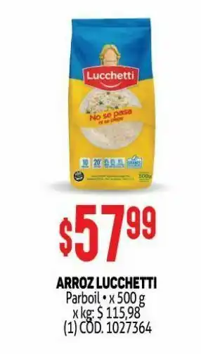 Makro Arroz lucchetti parboil 500g oferta