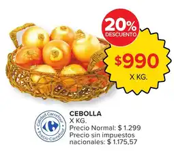 Carrefour Cebolla oferta