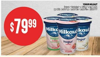 Makro Yogur milkaut 190g oferta