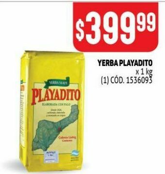 Makro Yerba playadito 1kg oferta