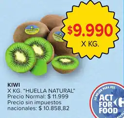 Carrefour Huella natural kiwi oferta