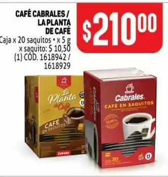 Makro Café cabrales 20 saquitos x 5g oferta