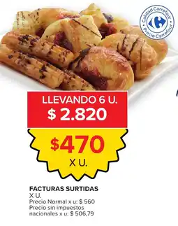 Carrefour Facturas surtidas oferta