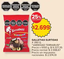 Carrefour Variedad terrabusi galletias surtidas oferta