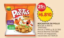 Carrefour Patitas bocaditos de pollo bolsa oferta