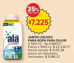 Carrefour Ala matic jabón líquido para ropa para diluir oferta