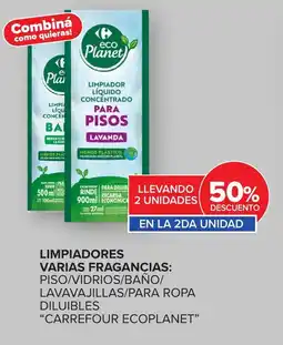 Carrefour Carrefour ecoplanet limpiadores varias fragancias oferta