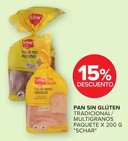 Carrefour Schar pan sin glúten tradicional/ multigranos paquete oferta