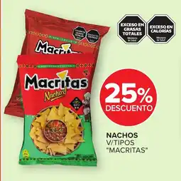 Carrefour Macritas nachos v/tipos oferta