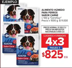 Carrefour Carrefour alimento húmedo para perros oferta