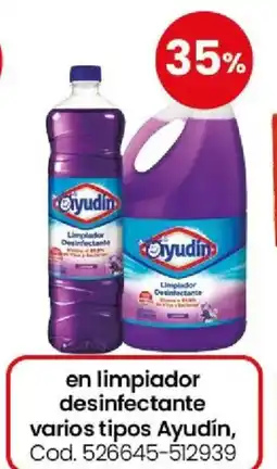 Coto Ayudín en limpiador desinfectante varios tipos oferta