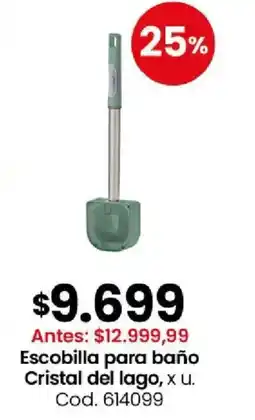 Coto Cristal del lago escobilla para baño oferta