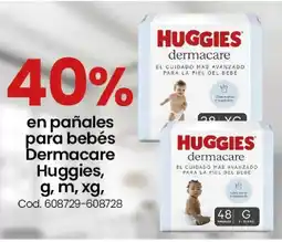 Coto Huggies en pañales para bebés dermacare oferta