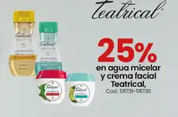 Coto Teatrical en agua micelar y crema facial oferta