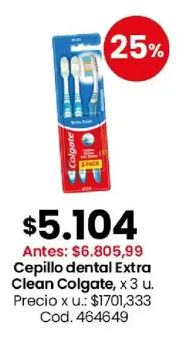 Coto Colgate cepillo dental extra clean oferta