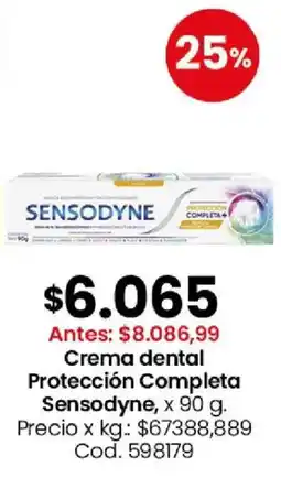 Coto Sensodyne crema dental protección completa oferta