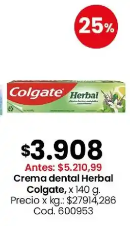 Coto Colgate herbal crema dental oferta