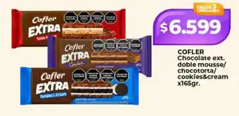 Cofler chocolate ext. doble mousse/ chocotorta/ cookies&cream