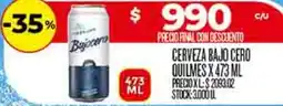 Supermercados DIA Quilmes cerveza bajo cero oferta