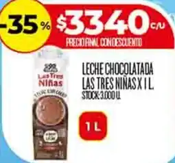 Supermercados DIA Las tres niñas leche chocolatada oferta