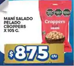 Supermercados DIA Croppers mani salado pelado oferta