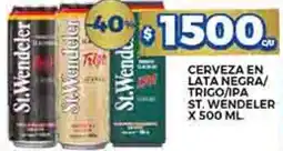 Supermercados DIA St. wendeler cerveza en lata negra/ trigo/ipa oferta