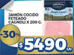Supermercados DIA Cagnoli jamón cocido feteado oferta