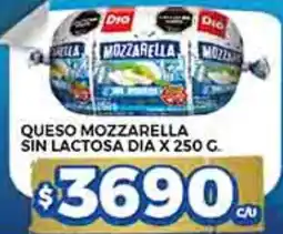 Supermercados DIA Dia queso mozzarella sin lactosa oferta