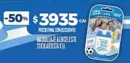 Supermercados DIA Maquillaje albiceleste stickartista oferta