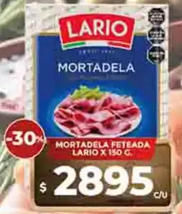 Supermercados DIA Lario mortadela feteada oferta