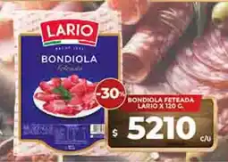 Supermercados DIA Lario bondiola feteada oferta