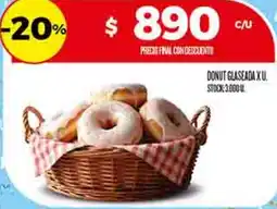 Supermercados DIA Donut glaseada oferta