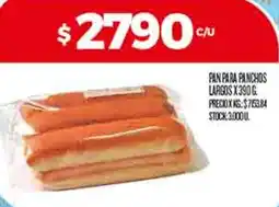 Supermercados DIA Largos pan para panchos oferta