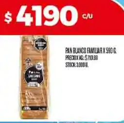 Supermercados DIA Familiar pan blanco oferta