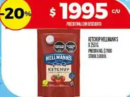 Supermercados DIA Hellmann's ketchup oferta