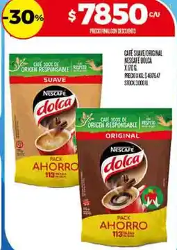 Supermercados DIA Nescafé dolca café suave/original oferta