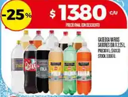 Supermercados DIA Dia gaseosa varios sabores oferta