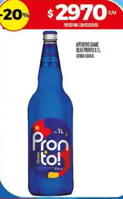 Supermercados DIA Pronto aperitivo shake blue oferta